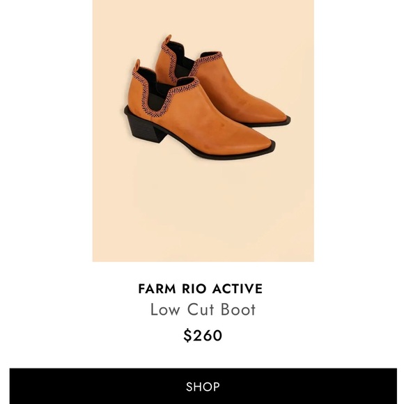 NWOB FARM RIO ACTIVE Low Cut Boot in Caramel Size‎ 8 - Picture 7 of 7